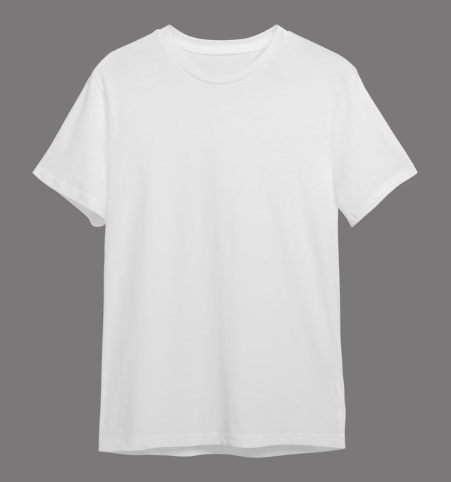 Classic White Crew Neck Tee